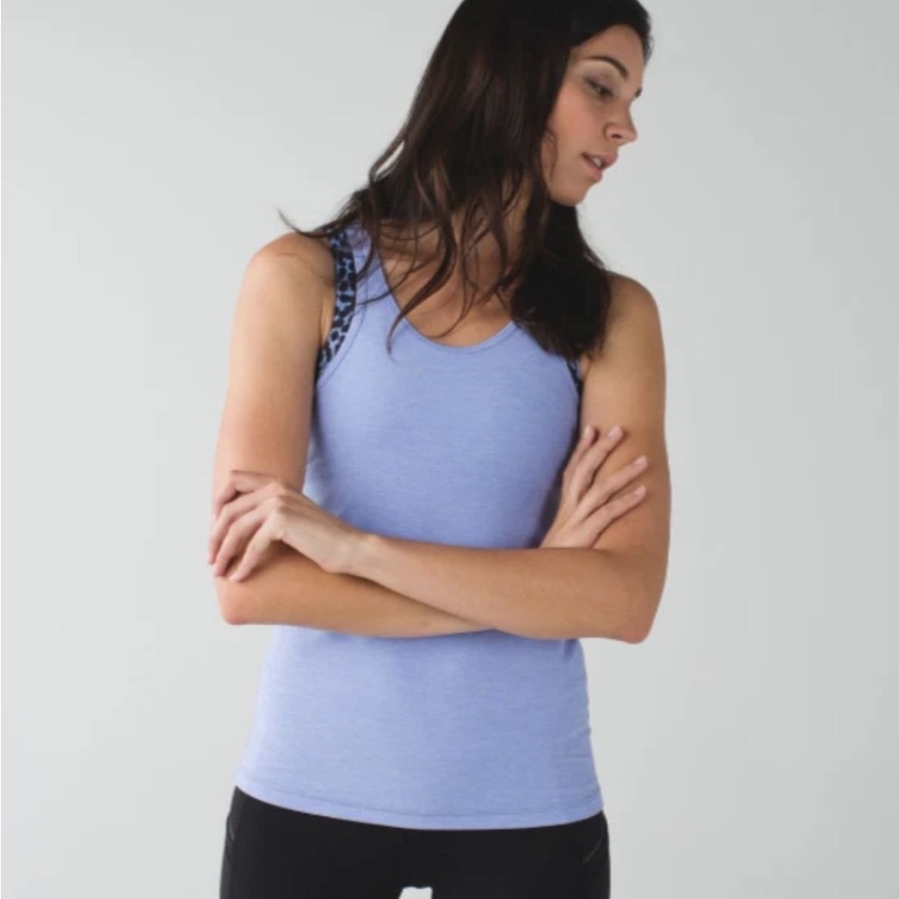 Lululemon Inspiration Tank II in Heathered Lullaby - 8